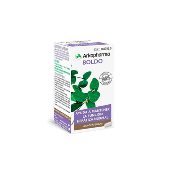 Arkopharma Boldo 48 Capsule - Integratore Digestivo Naturale