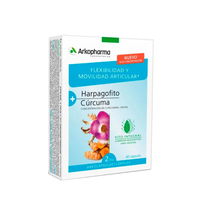 Arkopharma Harpagofito e Curcuma 40 Capsule Integratore