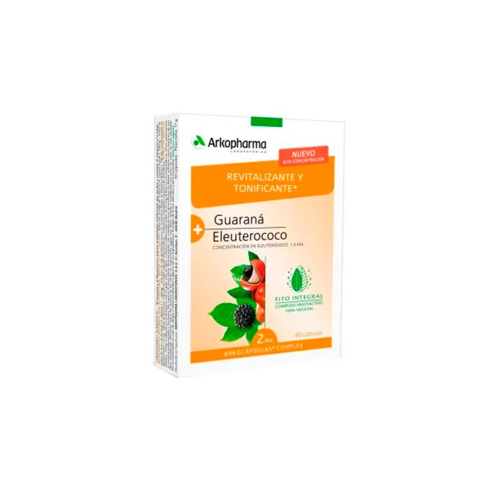 Arkopharma Guarana & Eleutherococcus 40 Capsule