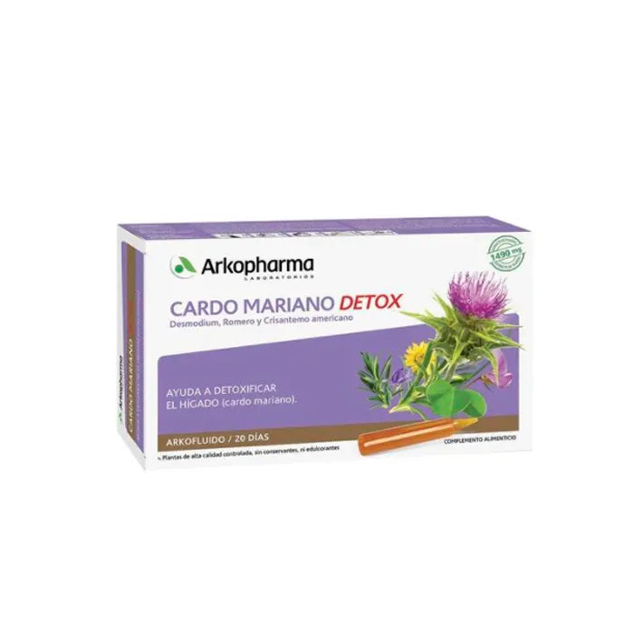 Arkopharma Cardo Mariano 20 Fiale - Integratore Naturale