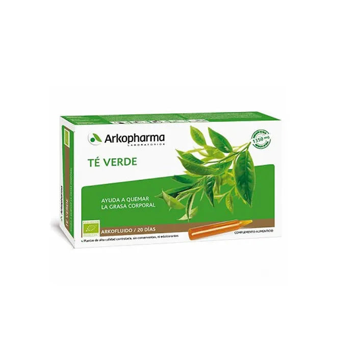 Arkopharma Arkofluido Tè Verde Bio 20 Fiale - Integratore Naturale