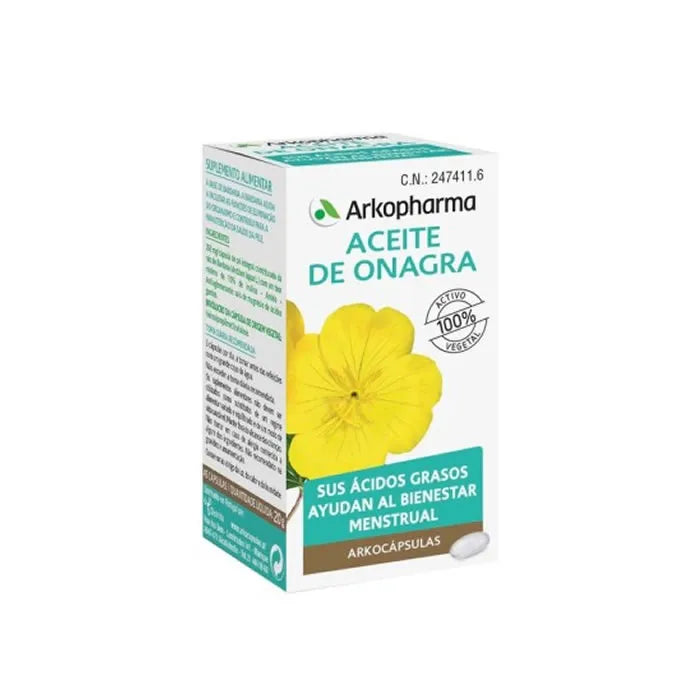 Arkopharma Olio di Enotera 50 Capsule - Benessere Pelle