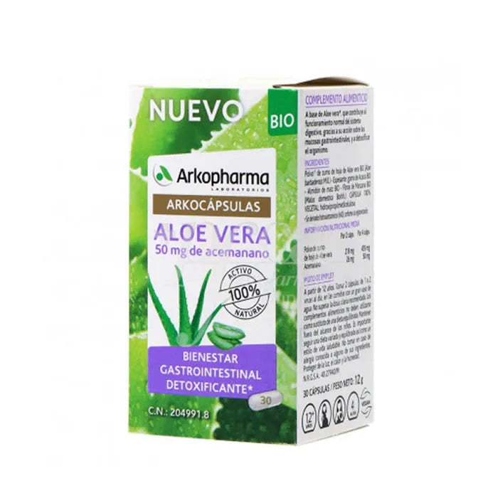 Arkocapsulas Aloe Vera Bio 30 Capsule Integratore Naturale