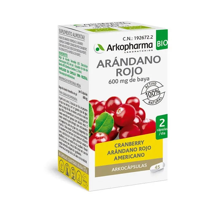 Arkopharma Mirtillo Rosso 45 Capsule - Integratore Antiossidante