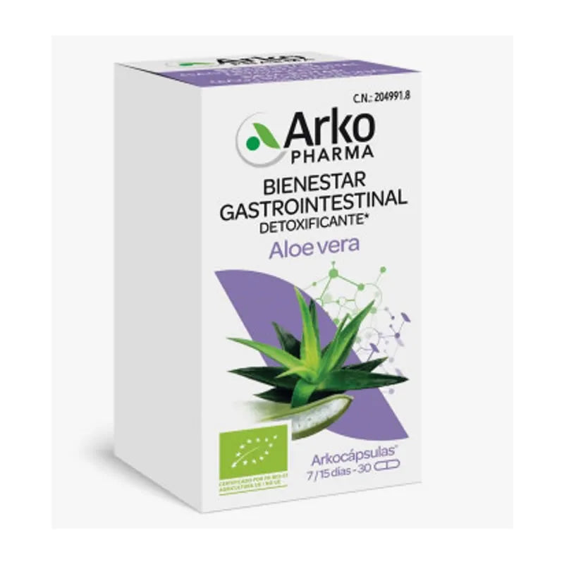 Arkopharma Aloe Vera Bio 30 Capsule - Integratore Naturale