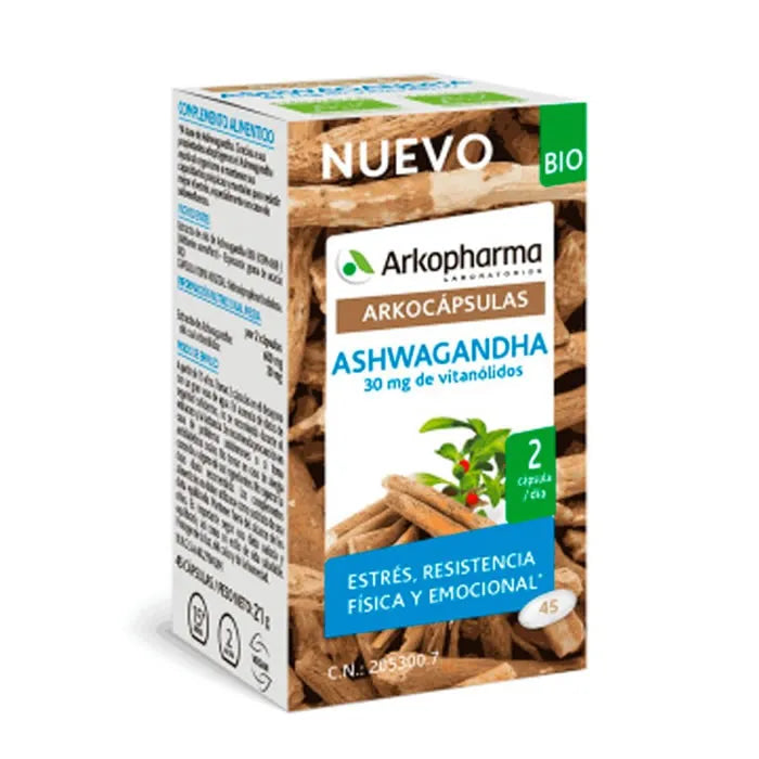 Arkocapsulas Ashwagandha Bio 45 Capsule - Integratore Naturale