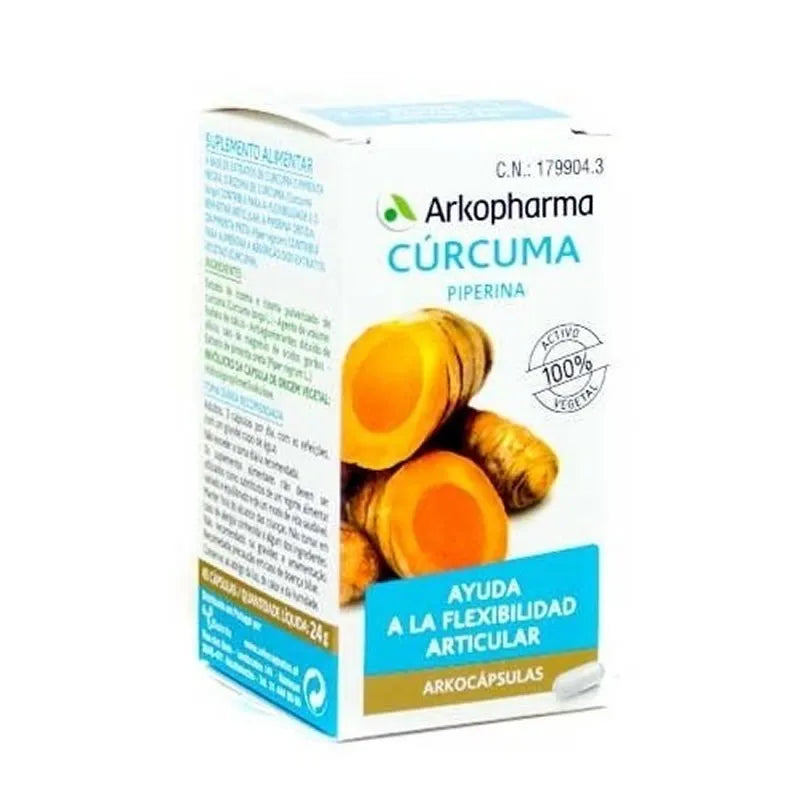 Arkopharma Curcuma Bio 40 Capsule - Integratore Antiossidante