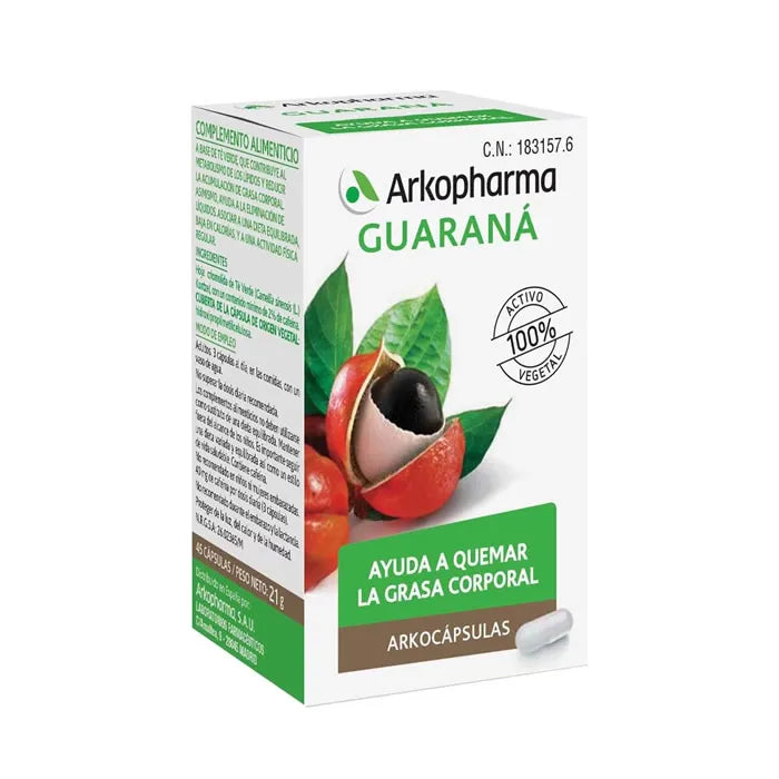 Arkopharma Arkocápsulas Guaranà 45 Capsule - Integratore Energizzante