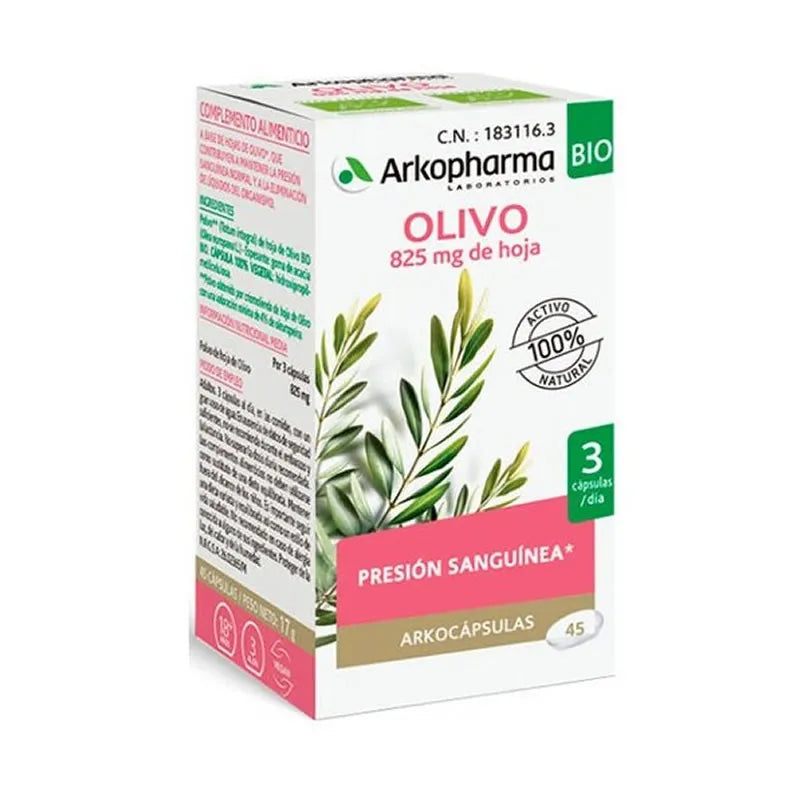 Arkopharma Olivo Bio 45 Capsule - Integratore Cardiovascolare