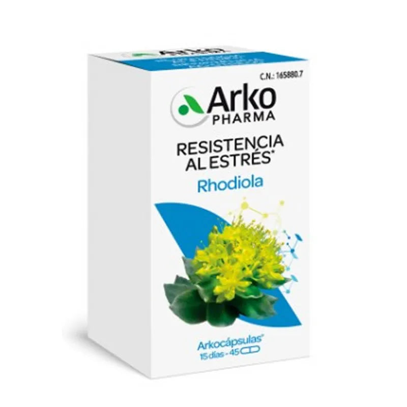 Arkopharma Rhodiola 45 Capsule - Energia e Gestione dello Stress