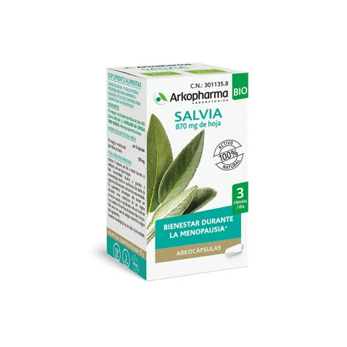Arkopharma Arkocapsulas Salvia 45 Capsule - Benessere Naturale