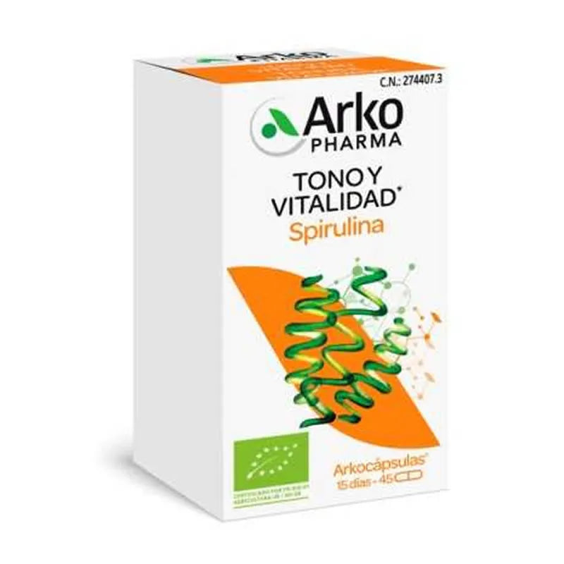 Arkopharma Arkocapsule Spirulina Bio 45 Capsule Integratore