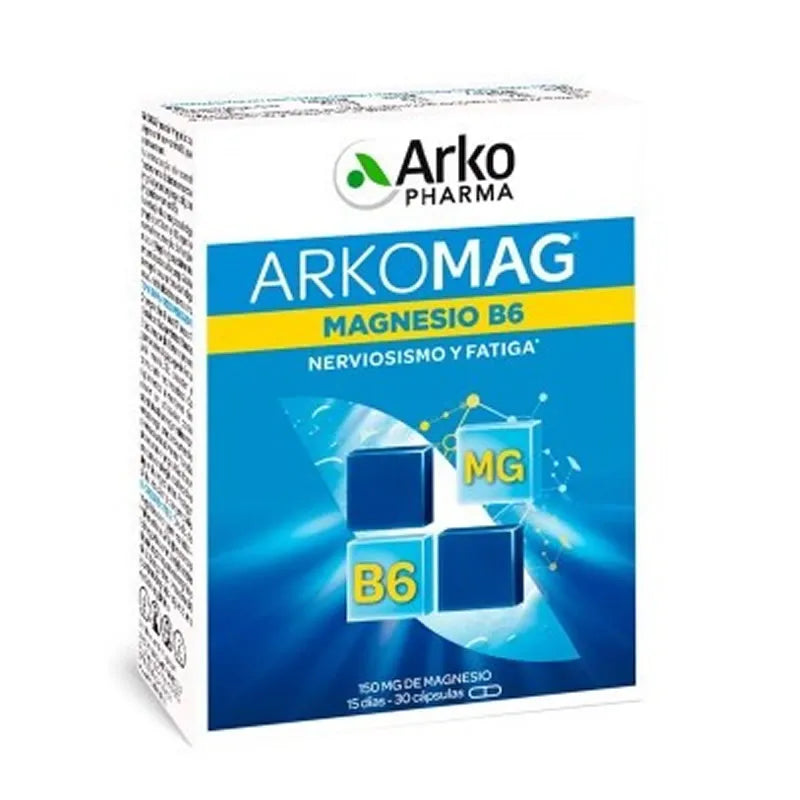 Arkopharma Magnesio B6 30 Capsule - Riduce Stanchezza
