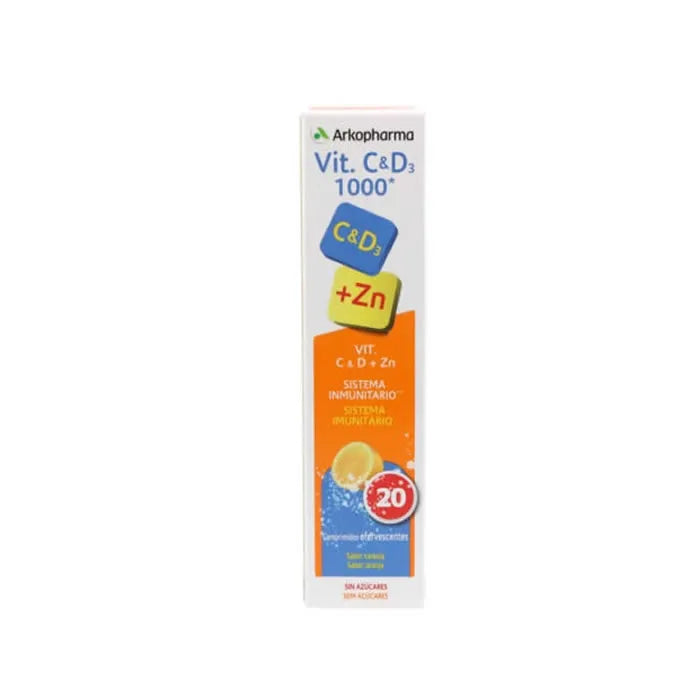 Arkopharma Vitamina C e D3 1000 mg - 20 Compresse Difesa