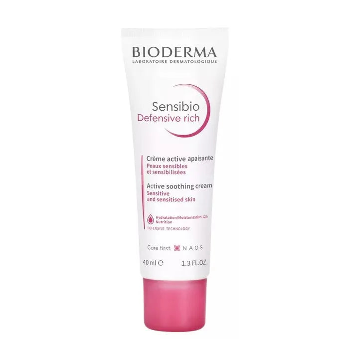 Bioderma Sensibio Defensive Rich 40 ml Detergente Viso