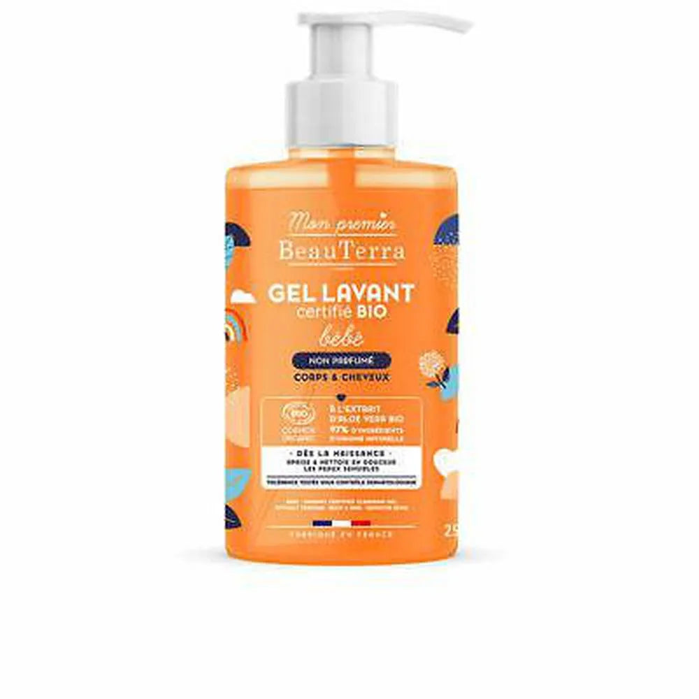 Beauterra Bio Bebé Gel di Doccia Senza Profumo 750 ml