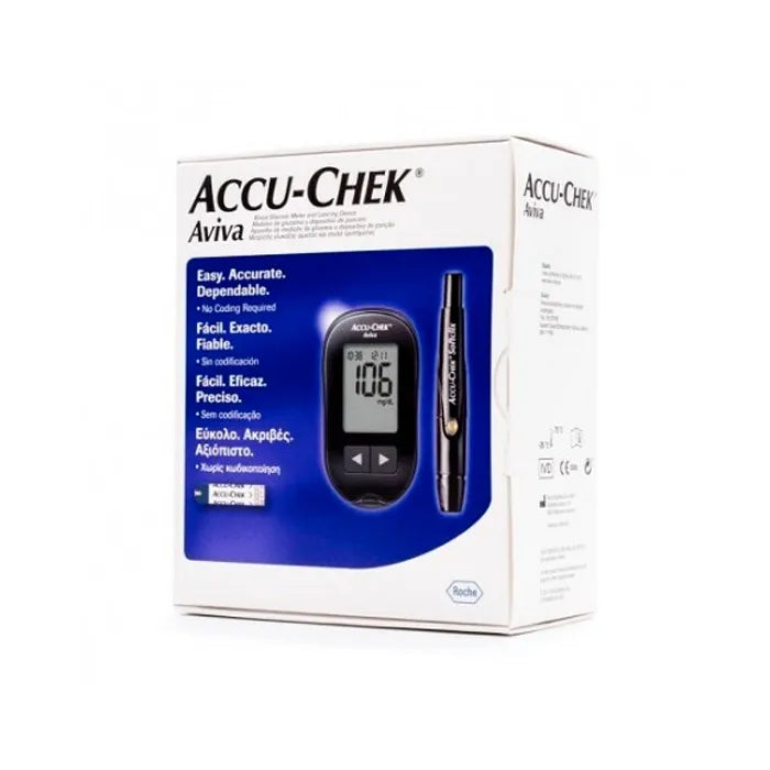 Accu-chek Aviva Set Misuratore Glucosio Preciso e Veloce