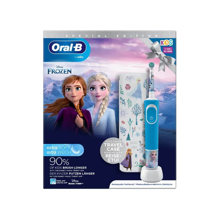 Spazzolino Elettrico per Bambini Oral-B Frozen Set 2 Pezzi