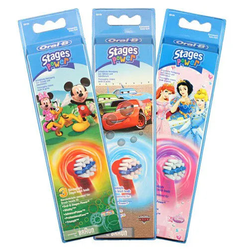 Oral B Stages Power  Testine Sostitutive Per Spazzolino Elettrico 3 Unitàs