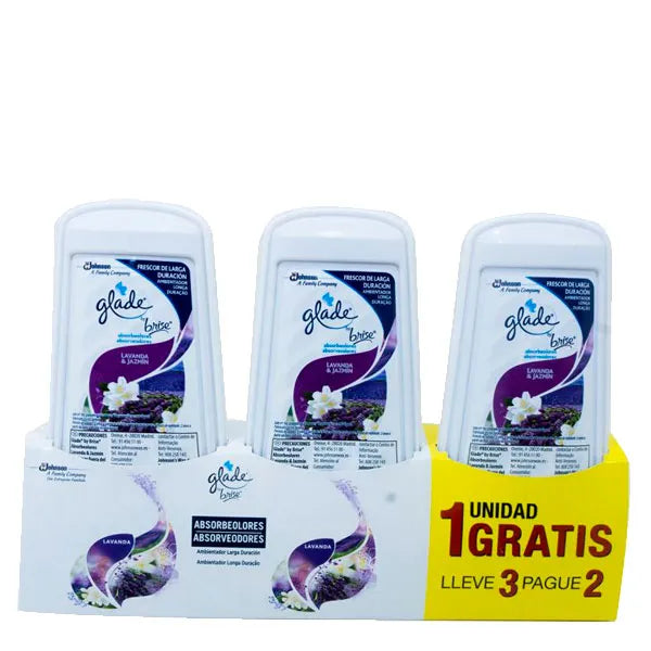 Glade Assorbitore Lavanda 3x2 - Profumatore Ambiente