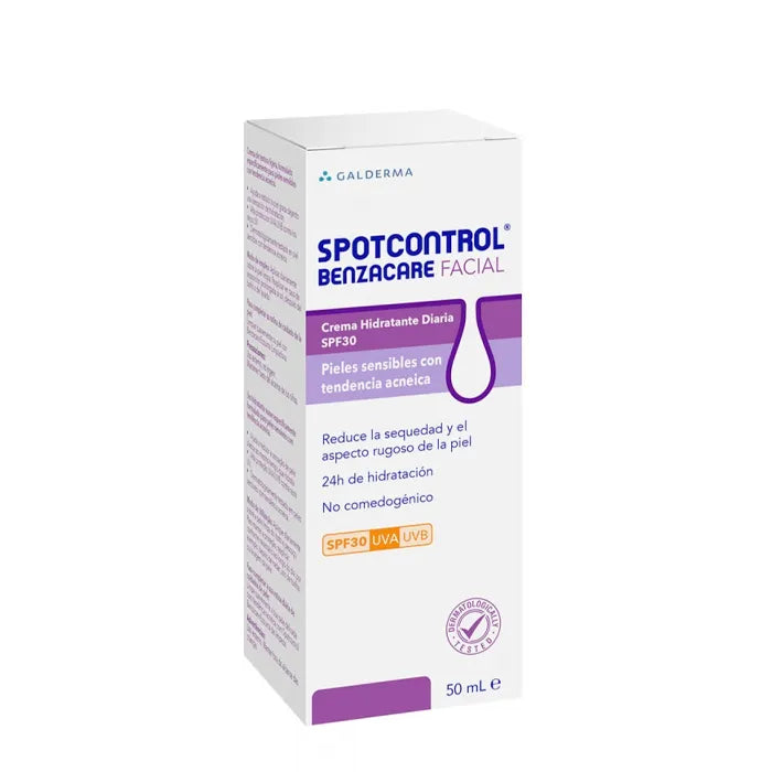 Benzacare Spotcontrol Crema Viso Idratante spf 30 50 ml