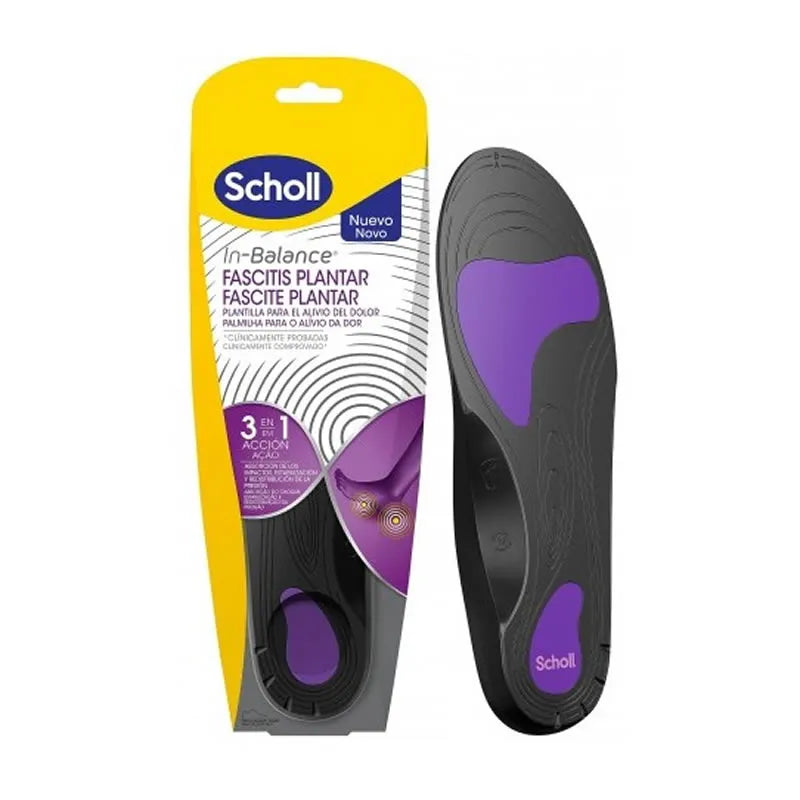 Plantari Scholl In-Balance Fasciite Plantare 2 Pezzi Taglia L