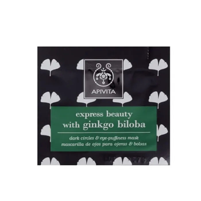 Apivita Maschera Contorno Occhi Borse e Occhiaie Ginkgo 2x2 ml