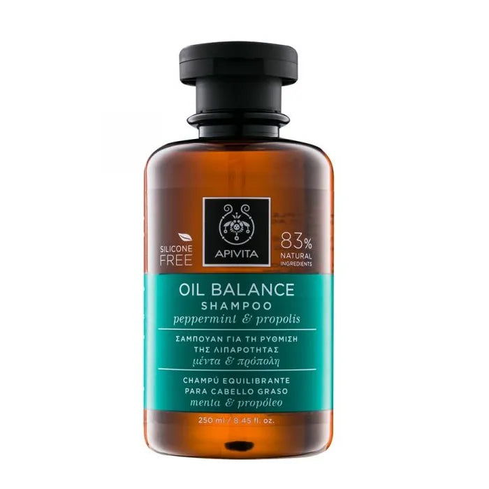 Apivita Shampoo Menta e Propoli Capelli Oleosi 250 ml