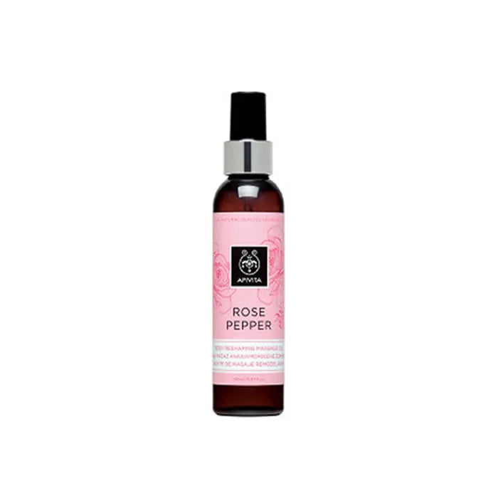 Apivita Rose Pepper Reshaping Massage Oil 150 ml