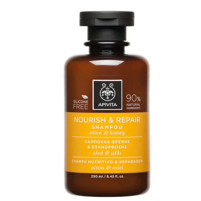 Apivita Shampoo Nutriente Riparatore Oliva Miele 250 ml