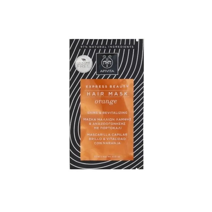 Apivita Maschera Capelli Lucidità Rivitalizzante Arancia 20 ml