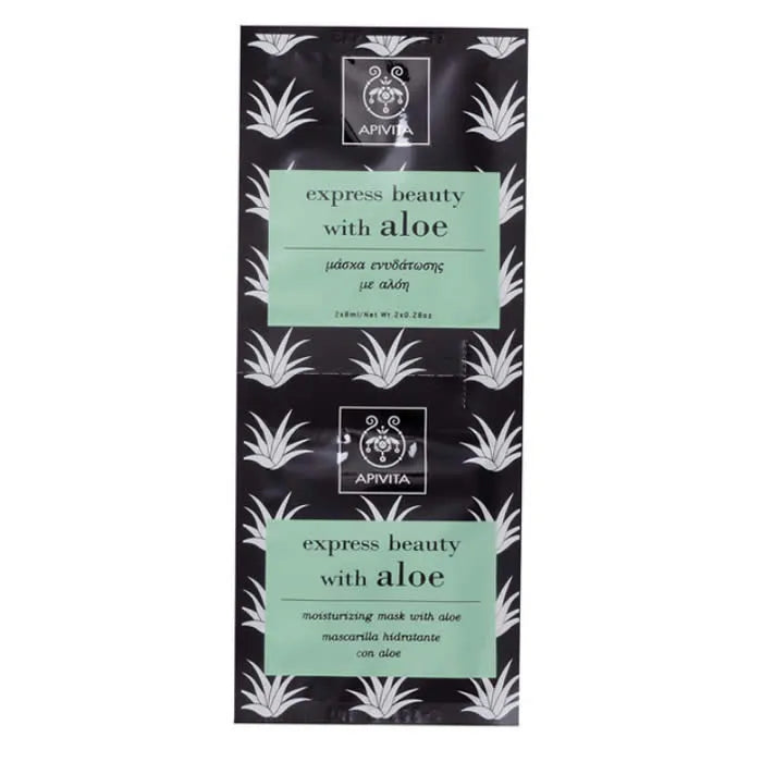 Apivita Beauty Express Maschera Viso Aloe 2x8 ml