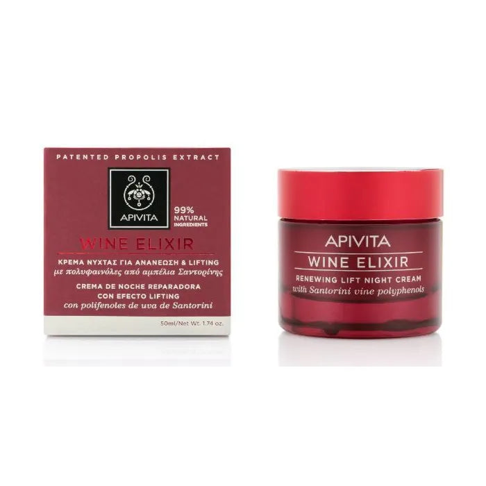 Apivita Wine Elixir Notte Rinnovante 50 ml