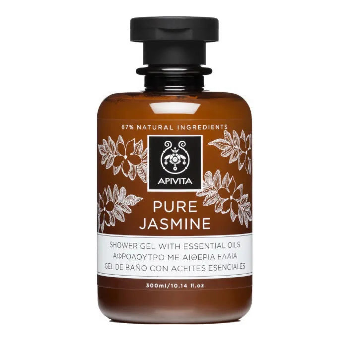 Apivita Pure Gelsomino Bagnoschiuma con Oli Essenziali 300 ml