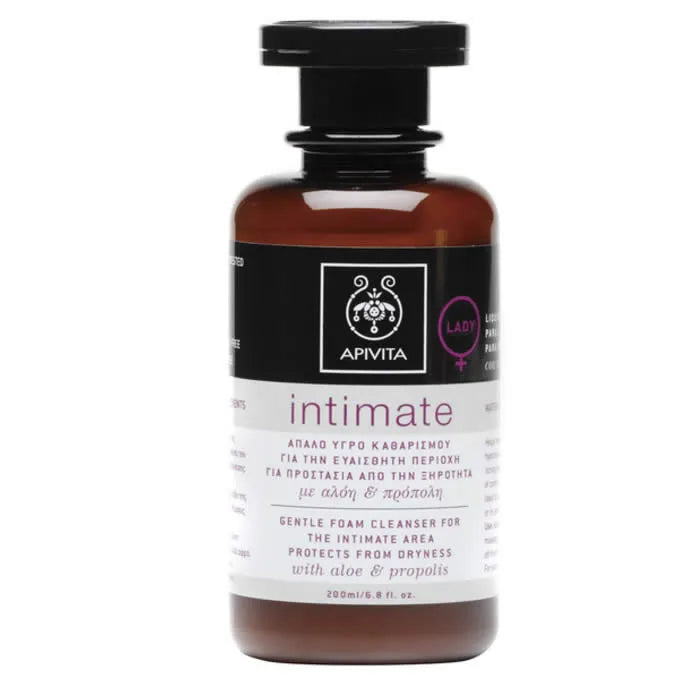 Apivita Detergente Schiuma Delicato per Zona Intima 200 ml