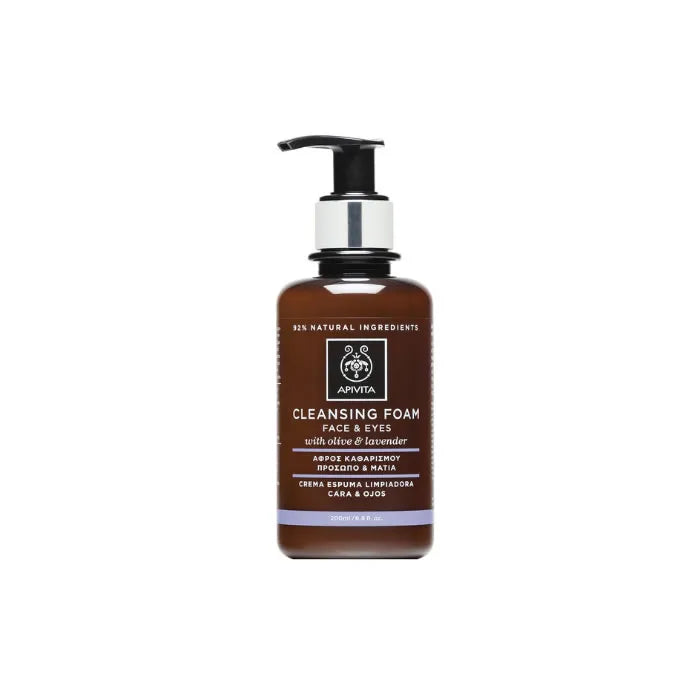 Apivita Cleansing Foam Cream 200 ml - Detergente Viso