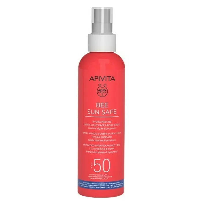 Apivita Bee Sun Safe Spray Solare spf 50 Viso e Corpo 200 ml