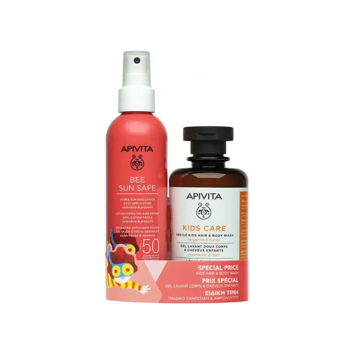 Apivita Bee Sun Safe Spray Lotion spf 50 200 ml + Kids Hair Body