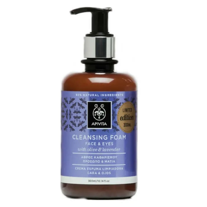 Apivita Cleansing Foam 300 ml - Schiuma Detergente Viso