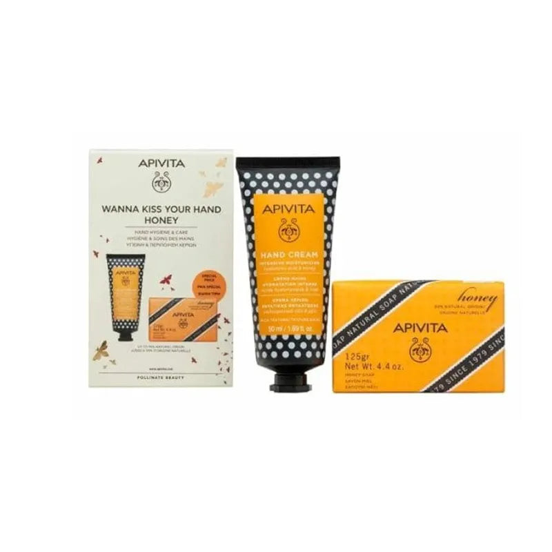 Apivita Crema Mani al Miele 50 g + Sapone Solido 125 g
