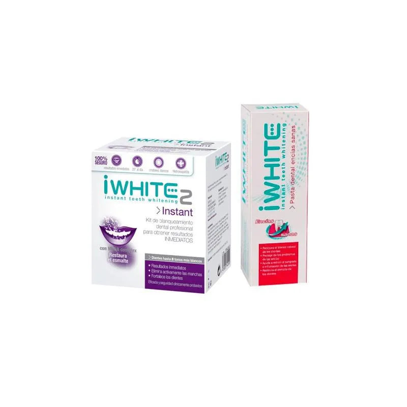 Iwhite 2 Instant Kit Blanquedor Pasta Dental Encías Sanas 75ml