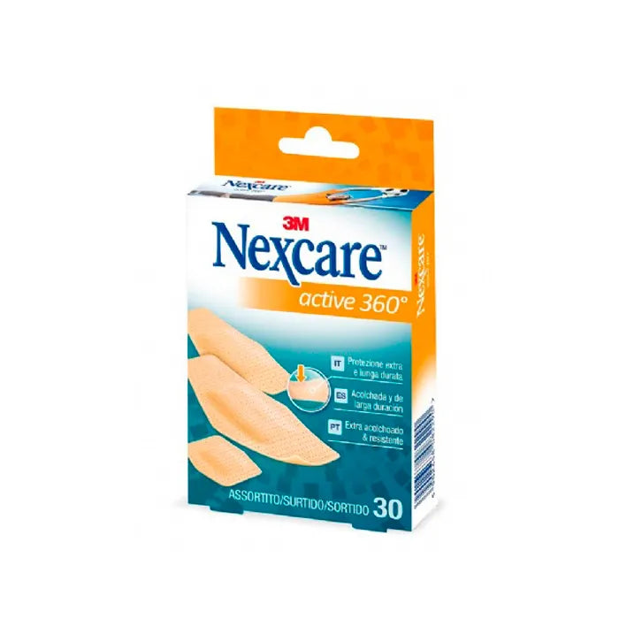 Nexcare Active 360º Cerotti Medicati 30 Pezzi