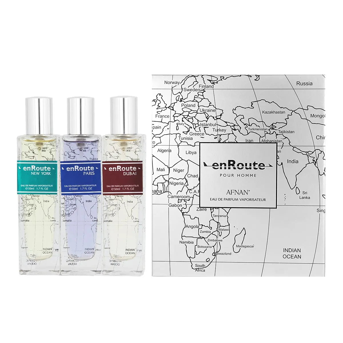 Afnan Enroute Eau de Parfum Uomo 50 ml - New York Parigi Dubai