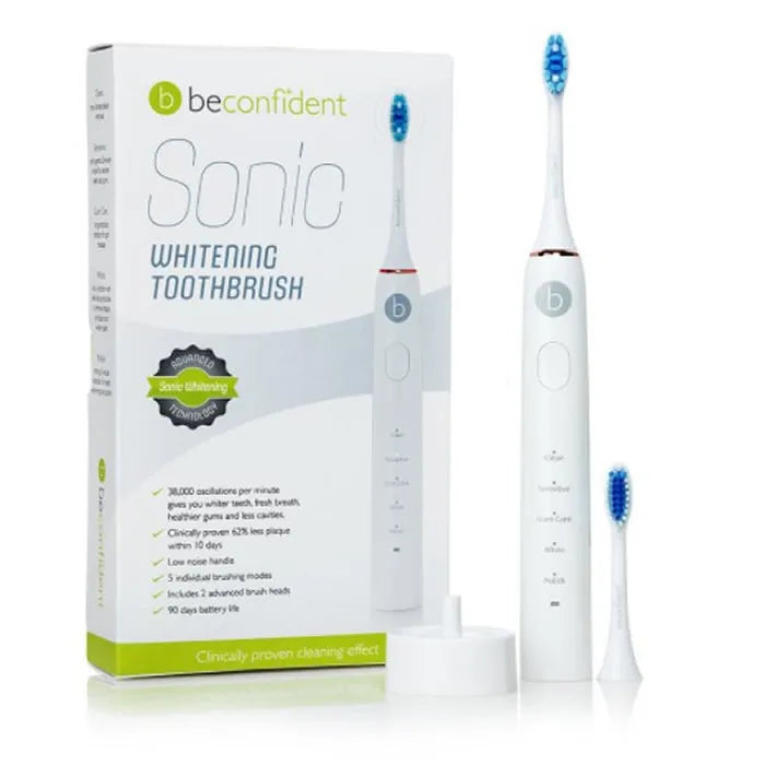 Beconfident Spazzolino Sonico Elettrico Sbiancante Bianco-oro