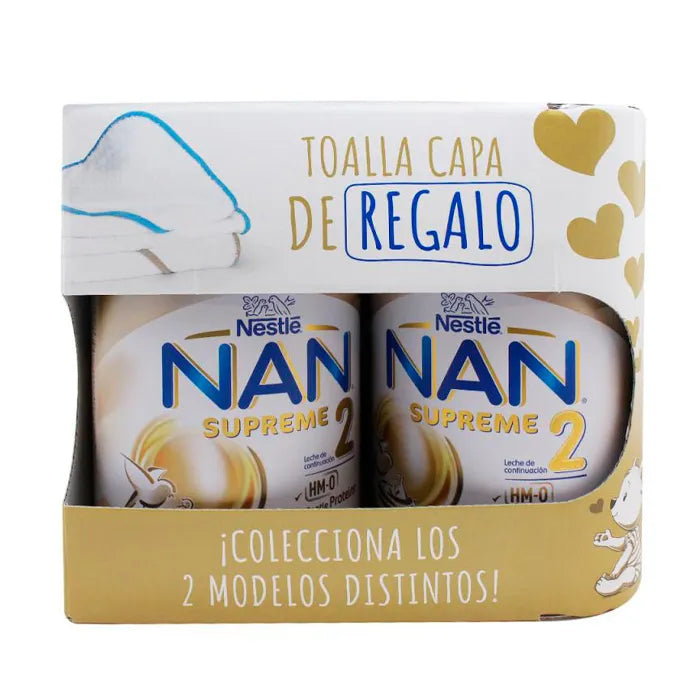 Nestlé Nan Suprema 2x800g Regalo de Toalla