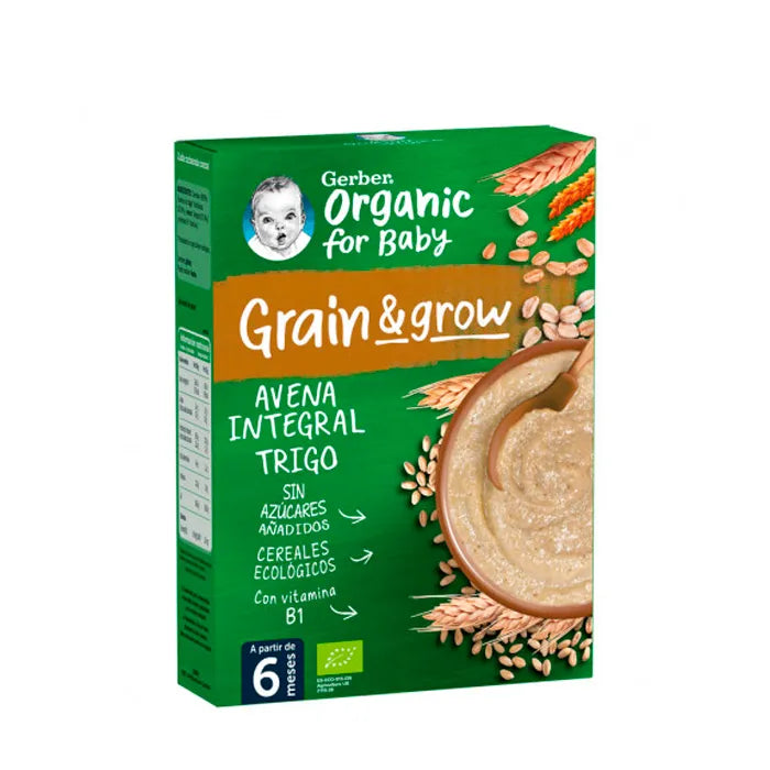 Gerber Porridge di Farina D'avena Integrale e Grano 250g