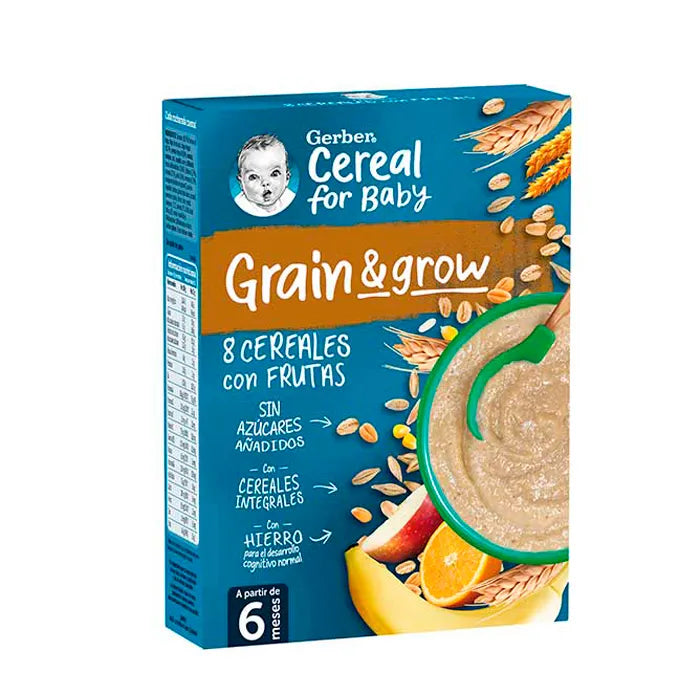 Gerber Papilla 8 Cereali e Frutta 250g