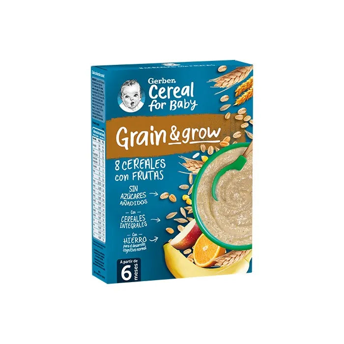 Gerber Papilla 8 Cereali Con Frutta 250g