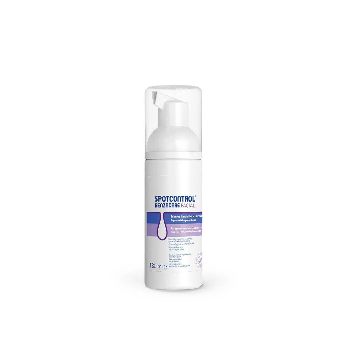 Benzacare Spotcontrol Schiuma Detergente 130 ml Viso
