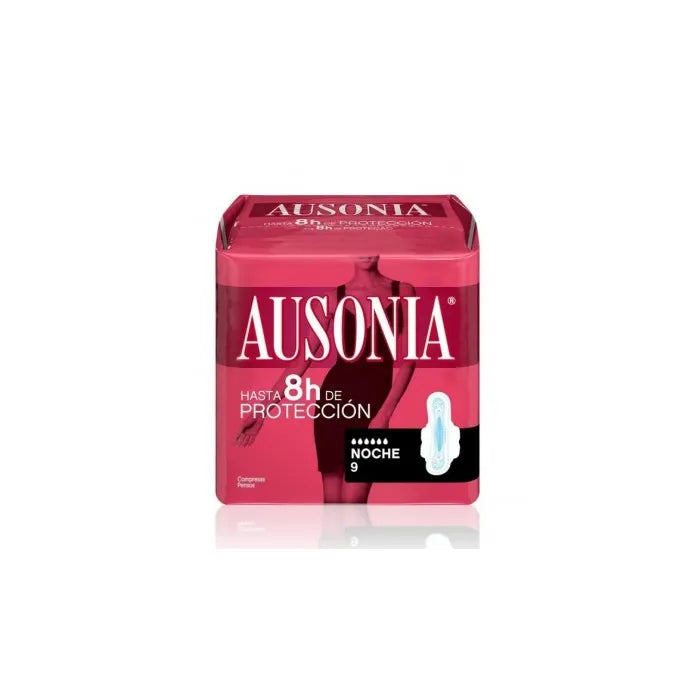 Ausonia Night con Ali Assorbenti Igienici Notturni 9 Pezzi